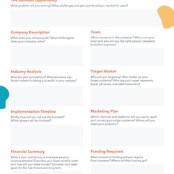 Cool Free Business Plan Template Updated For Download Now One Page