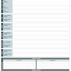 Admirable Free Simple Business Plan Templates One Page Template