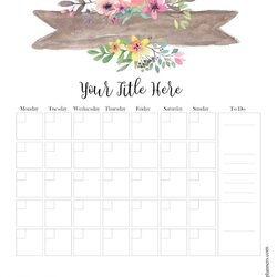 Out Of This World Printable Calendar Blank