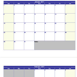 Fine Free Blank Calendar Samples In Printable Templates