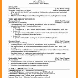 Superlative Graduate School Resume Template Unique Honors