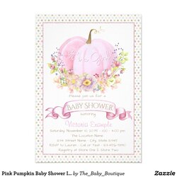 Great Pin On Mom And Kids Stuffs Activities Baby Pumpkin Shower Pink Invitations Choose Board