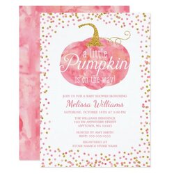 Out Of This World Watercolor Pumpkin Baby Shower For Those Expecting In The Fall Invites Sold