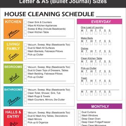 The Free Printable Instant House Cleaning Schedule Is Available For All Template Checklist Weekly Templates