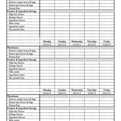 Preeminent Free Cleaning Schedule Templates Daily Weekly Monthly Template Scaled