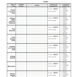 Legit Cleaning Schedule Templates Doc Free Premium Template Weekly House List Printable Business Commercial