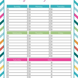 Champion Free Editable Printable Cleaning Schedule Planner All Files Page