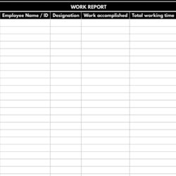 The Highest Quality Daily Work Report Sheet Template Ts
