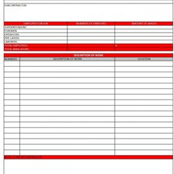 Out Of This World Daily Work Report Template Incredible Excel Image