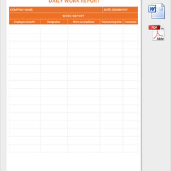 Terrific Free Sample Daily Work Report Templates In Ms Word Google Docs Dump Template Excel Example Purpose