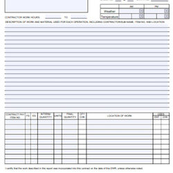 Sample Daily Report Templates In Ms Word Work Template