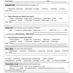 Free Therapy Notes Templates Progress Template