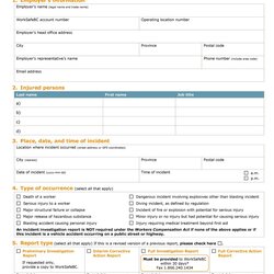 Worthy Free Incident Report Templates Word Excel Formats Template