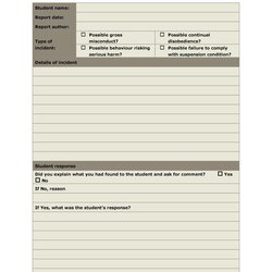 Brilliant Free Incident Report Templates Word Excel Formats Generic Template