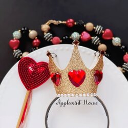 Wizard Queen Of Hearts Crown Costume