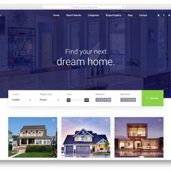 Out Of This World Best Free Real Estate Website Templates For Successful Bootstrap Homes