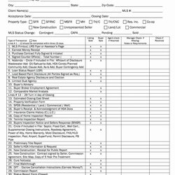 Fine Property Listing Form Template Beautiful Real Estate Checklist Fill