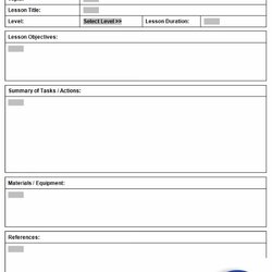Superb Free Lesson Plan Format Using Microsoft Word Templates Template Printable Standard Lessons Class Do Ms
