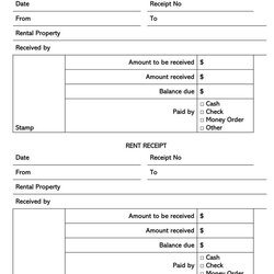 Magnificent Printable Rent Receipt Template