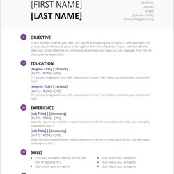 Sublime Free Modern Resume Templates Minimalist Simple Clean Design Microsoft Template Office Word Online