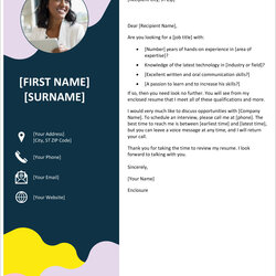 Excellent Free Microsoft Word Templates Cover Letter Template