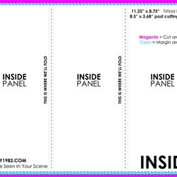 Supreme Avery Fold Brochure Templates With Word Brochures Pamphlet Folds Labeled Fascinating Booklet Sided