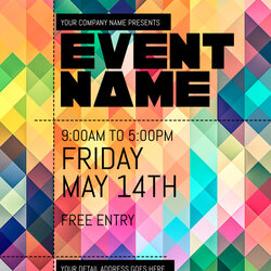 Admirable Event Flyer Template Ts