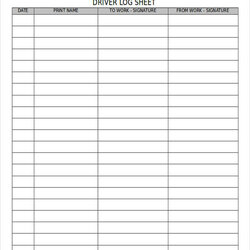 Super Free Log Templates In Excel Sheet Template Appointment Printable Schedule Driver Spreadsheet Inventory