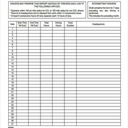 Peerless Free Printable Log Sheet Templates In Google Docs Ms Word Pages Driver Truck Time Template