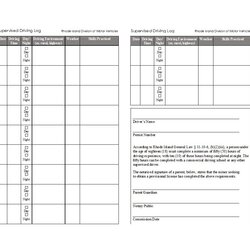 Marvelous Printable Driver Daily Log Books Templates Examples Regard Excel Drivers