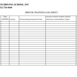 Superior Free Truckers Log Book Template Printable Templates Drivers Daily