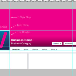 Fantastic Facebook Business Page Template Preview With Dimensions Cover Group Social Jun