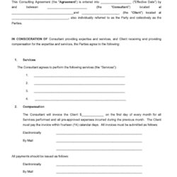 Sterling Contract Templates And Agreements With Free Samples Sample Contracts Consulting Agreement Page