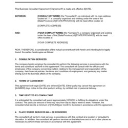 Perfect Consulting Contract Template By Business In Box Word Contractors Listed Agreement Short