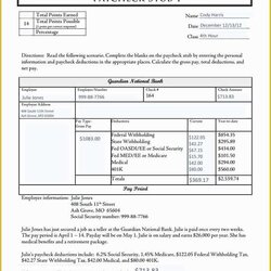 Fantastic Printable Pay Stub Template Free Of Templates Excel Downloads Word Doc