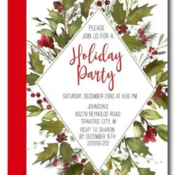 Smashing Holiday Party Invitations Christmas