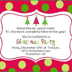 Spiffing Holiday Party Invitation Templates Free Word Template Resume Online