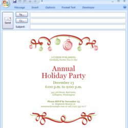 Champion Email Holiday Party Invitations Ideas Templates Invitation Christmas Lunch Celebration Template