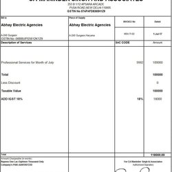 Out Of This World Invoice Format Download Excel Template Ideas Tax Memo Under Demo Services Tally Example