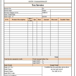 Brilliant Invoice Format In Excel Word And No Bill Bills Quotation Receipt