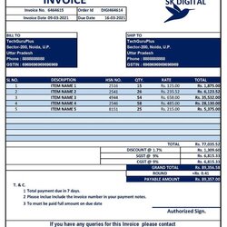Terrific Download Invoice Templates In Excel Fit