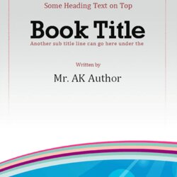Word Book Template Bonus Booklet Sample