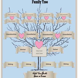 Excellent Generation Family Tree Template Maker