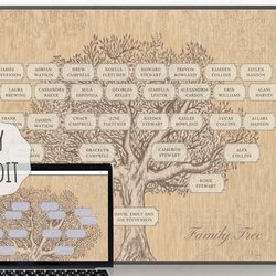 Terrific Generation Family Tree Template Files Instant