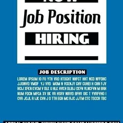 Superb Editable Help Wanted Template The Power Of Ads Hiring