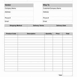 Marvelous Free Order Form Templates Samples In Word Excel Formats Template