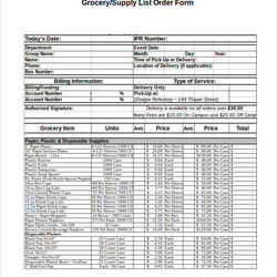 Smashing Excel Order Form Template Free Documents Download Supply Templates Forms Brown