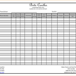 Fine Excel Order Form Template Charlotte Clergy Coalition Sheet Tier Templates Catalog Clothing Present