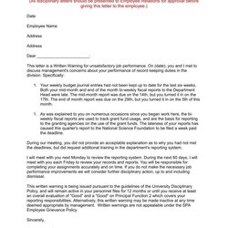 Sterling Employee Warning Letters Free Word Excel Format Download Notice Written Template Letter Templates