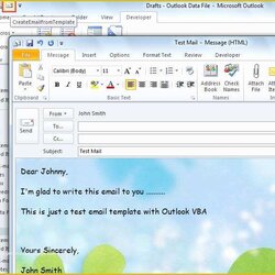 Admirable Free Business Email Templates Outlook Of Quick Methods To Create New Template Emails Signature